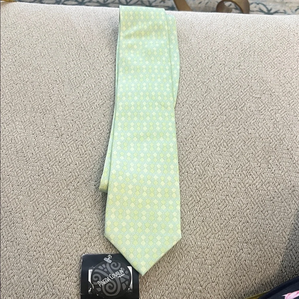 Pineda Covalin Pastel Green Patterned Tie